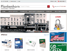 Tablet Screenshot of plankenhorns.com